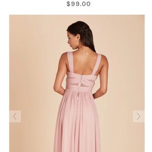 Rose bird grey small Elyse Dress worn once